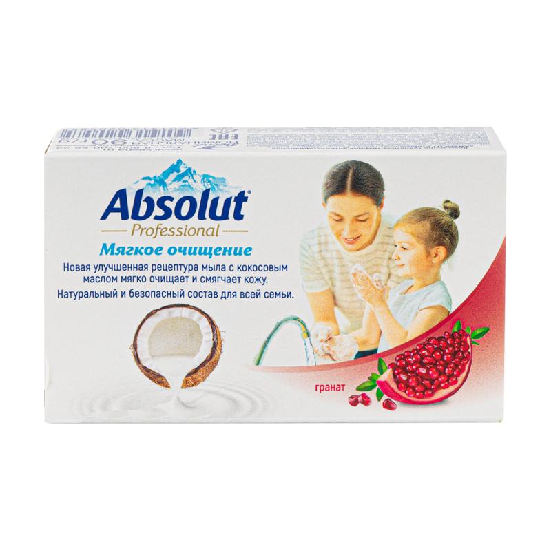 Крем-мыло твёрдое антибактериальное, Absolut Professional, 90 г, в ассортименте