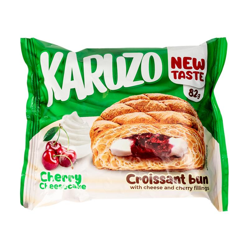 KARUZO круассан с шок.крем.начинкой, 82 г
