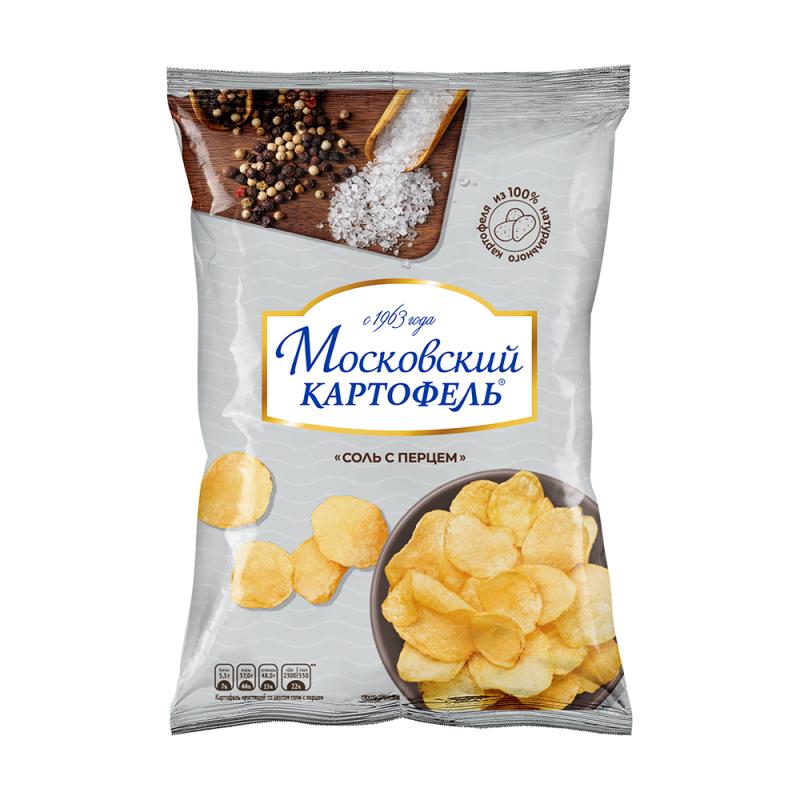 Чипсы, Московский картофель, 60 г, в ассортименте