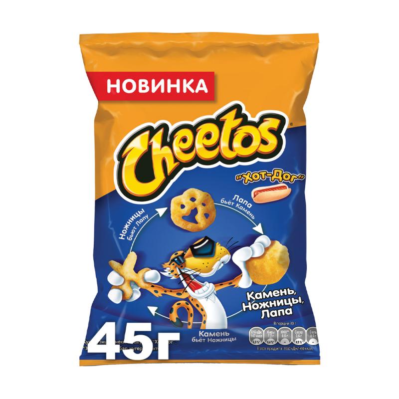 Чипсы кукурузные, Cheetos, 45 г, в ассортименте