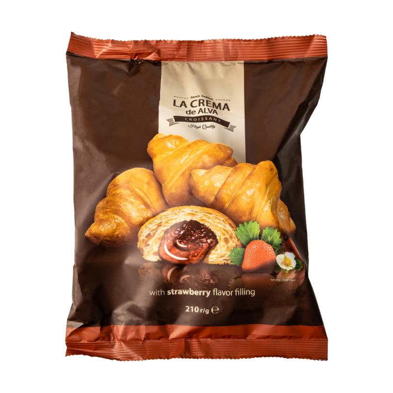 Мини круассаны с какао- кремовой начинкой, 210 г