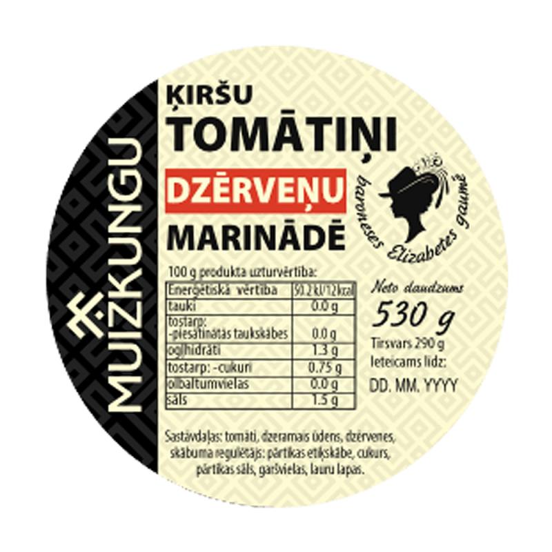 Помидоры черри в клюквенном маринаде Muižkungu, 530 г