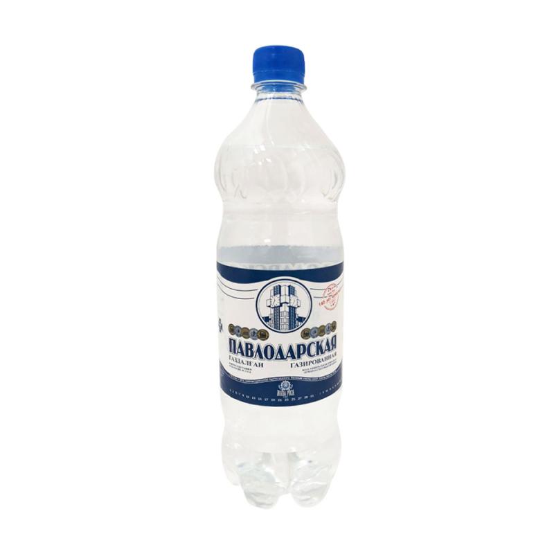 Минеральная вода "Павлодарская", Роса, газированная, 1 л