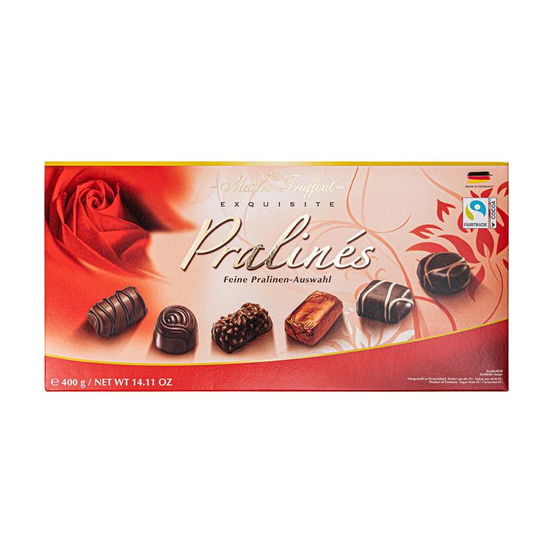 Шоколадные конфеты "Pralines", ассорти, 400 г