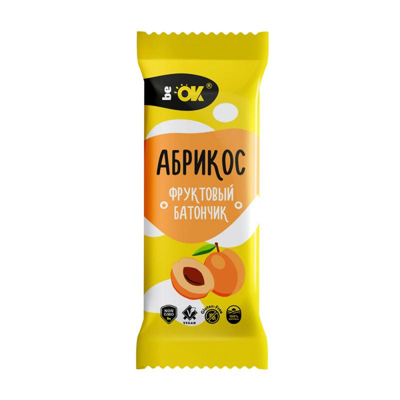 Фруктовый батончик, Be Ok, абрикос, 30 г