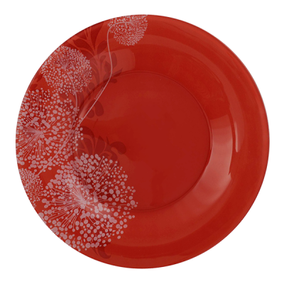Тарелка обеденная "Luminarc Piume Red", ∅25 см