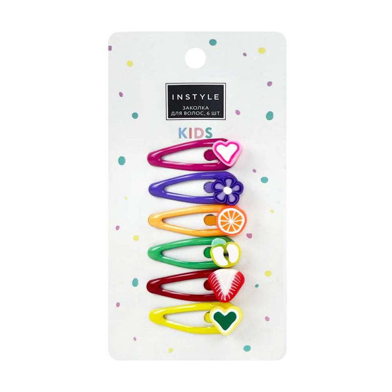 Заколка для волос, INSTYLE, 6 шт., в ассортименте