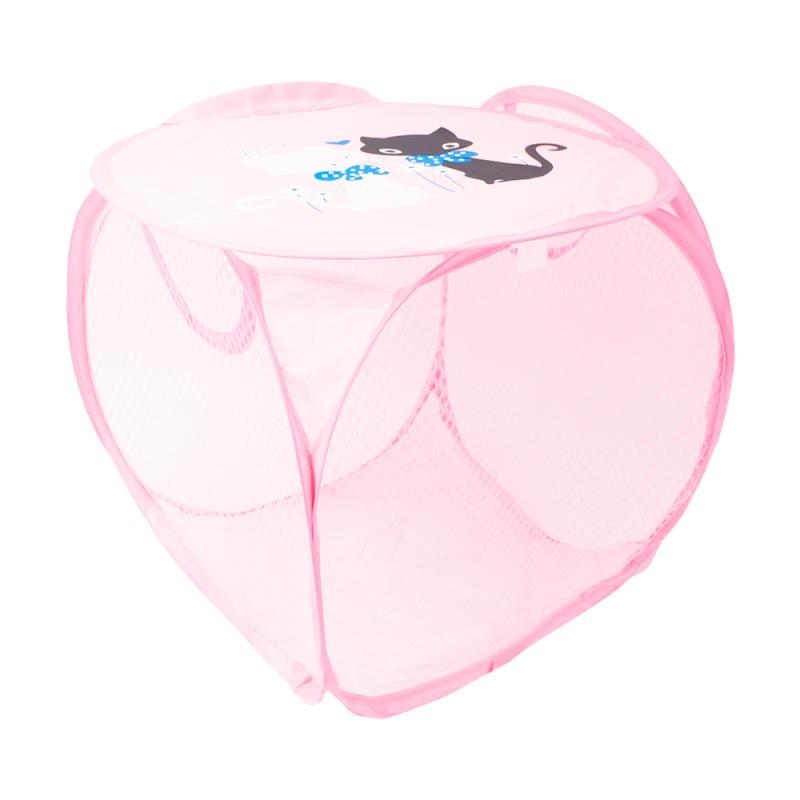 Складная корзина с крышкой, 35х35х35 см