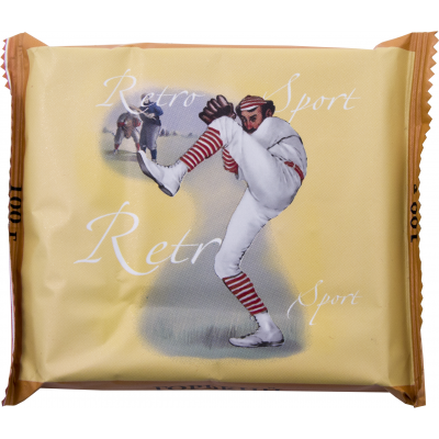 Шоколад "Retro Sport" (молочный с орехом, горький, молочный), 100 г