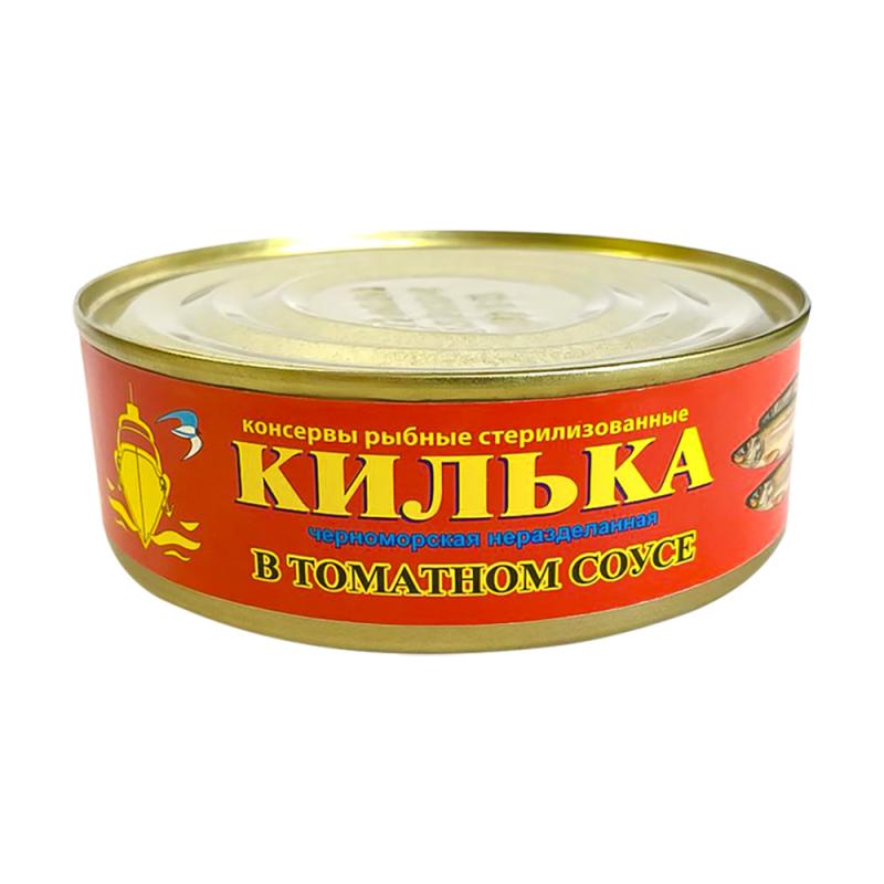 Килька черноморская в томатном соусе, 240 г