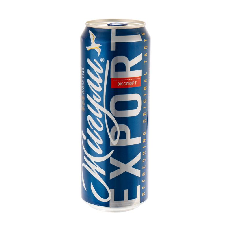 Пиво светлое "Жигули Барное Экспорт", 4,8 %, 0,45 л