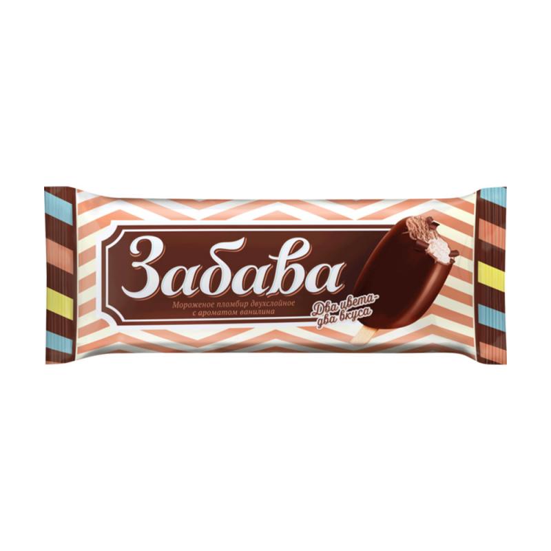 Мороженое двухслойное "Забава", 70 г