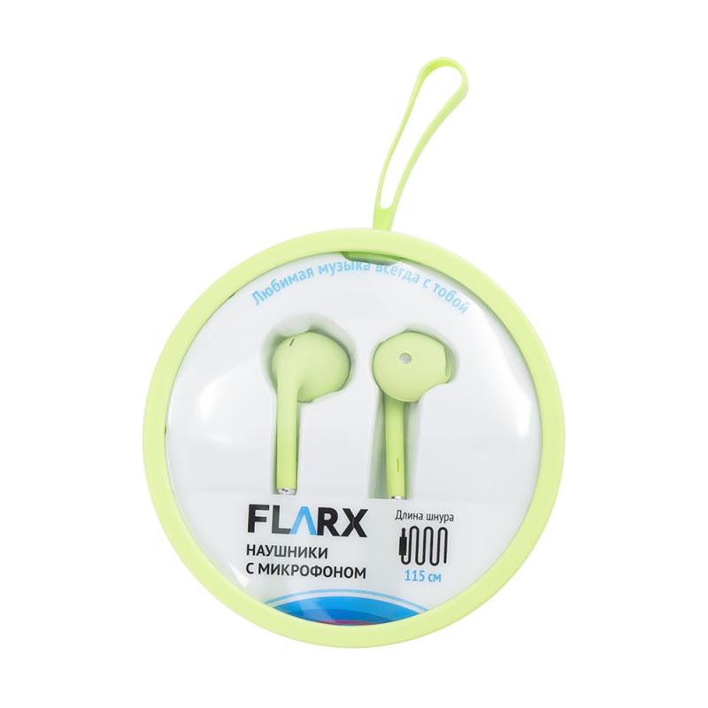 Наушники с микрофоном, Flarx, в ассортименте