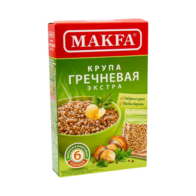 Крупа гречневая, Makfa, 6 пакетиков