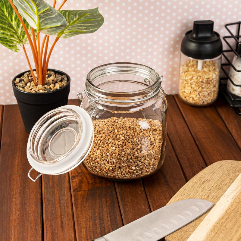 Банка с замком, O’Kitchen, 1 л - купить в интернет-магазине Fix Price в ...