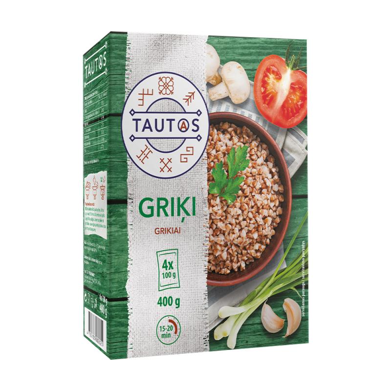 Гречка, Tautas, 4x100 г
