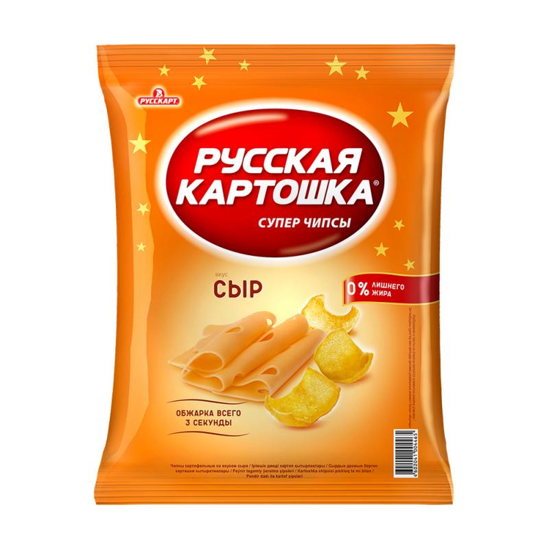 Чипсы, Русская картошка, 120 г, в ассортименте