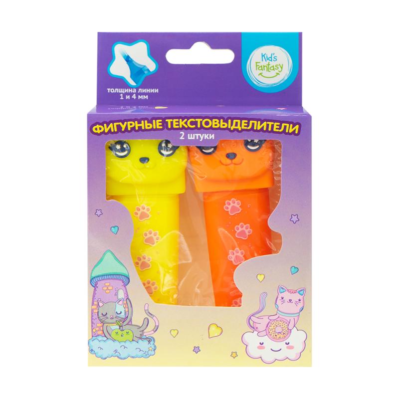 Фигурные текстовыделители, Kid`s Fantasy, 2 штуки, в ассортименте