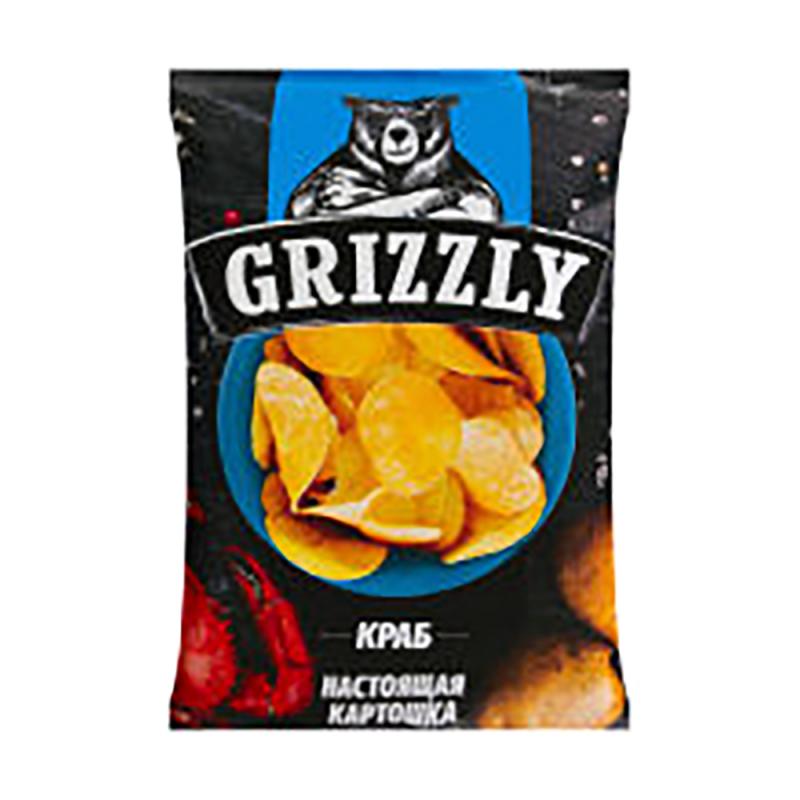 Чипсы, Grizzly, 60 г, в ассортименте