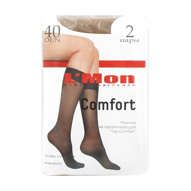 Гольфы женские, L'mon, 40 DEN, 2 пары