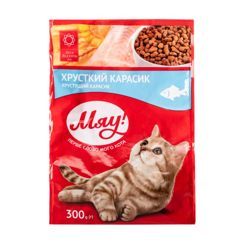 MJAU saus.bar.kaķiem ar zivs gaļu 300gr.