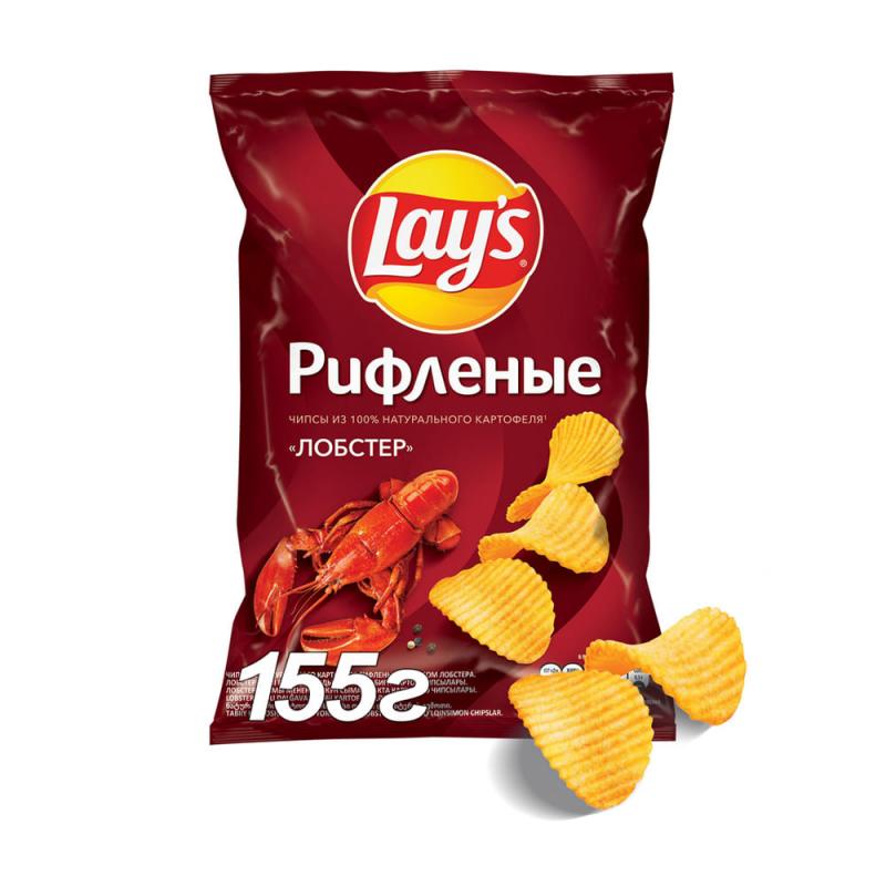 Картофельные чипсы, Lay’s, 155 г, в ассортименте