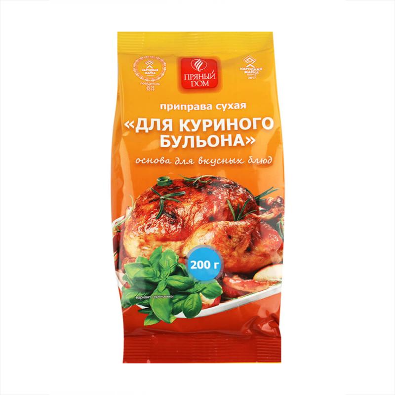 Приправа сухая "Для куриного бульона", ПРЯНЫЙ ДОМ, 200 г