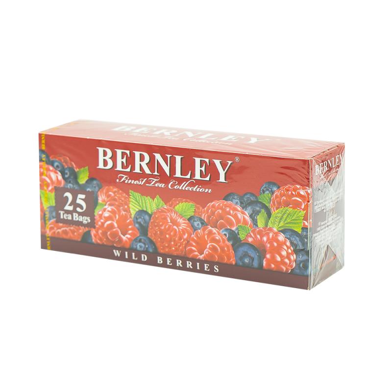 Чай чёрный "Wild berries", Bernley, 25 пакетиков