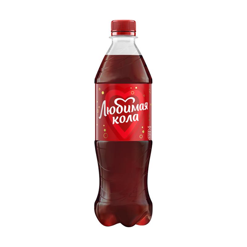 Сильногазированный напиток, Любимая Кола, 0,5 л
