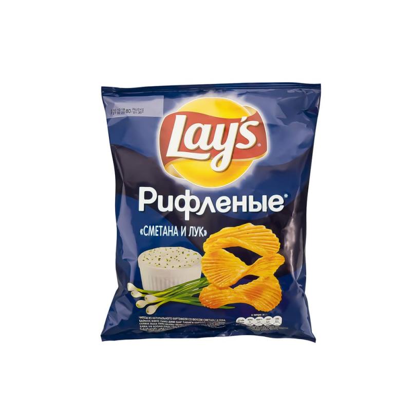 Чипсы рифлёные, 80 г, в ассортименте