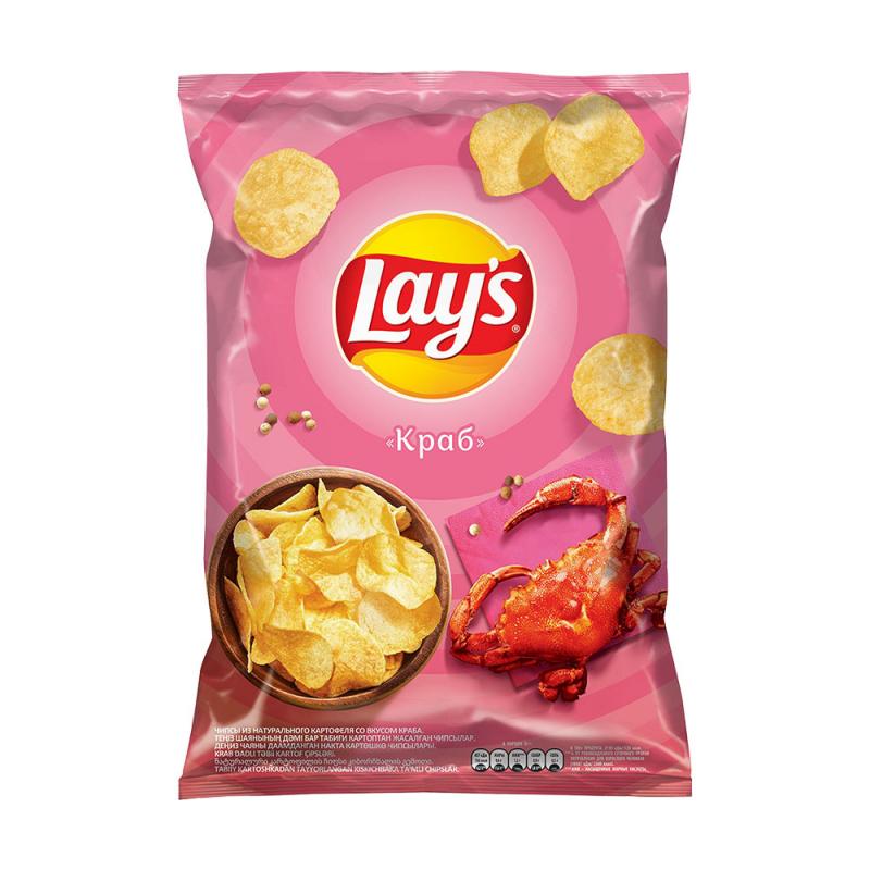Картофельные чипсы, Lay's, 135 г, в ассортименте