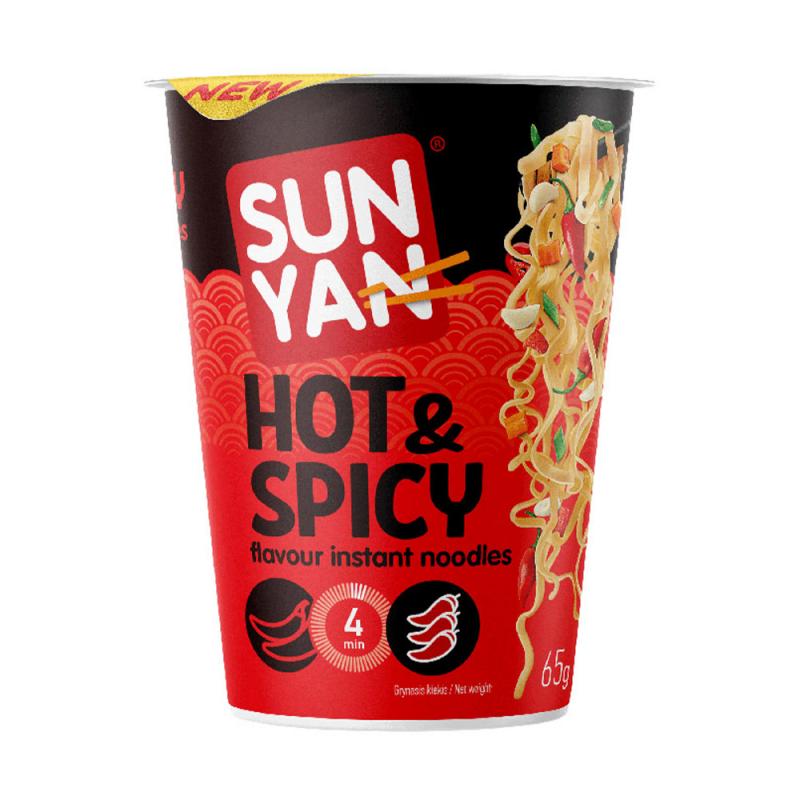 Лапша быстрого приготовления Sun Yan, 65 г, в ассортименте