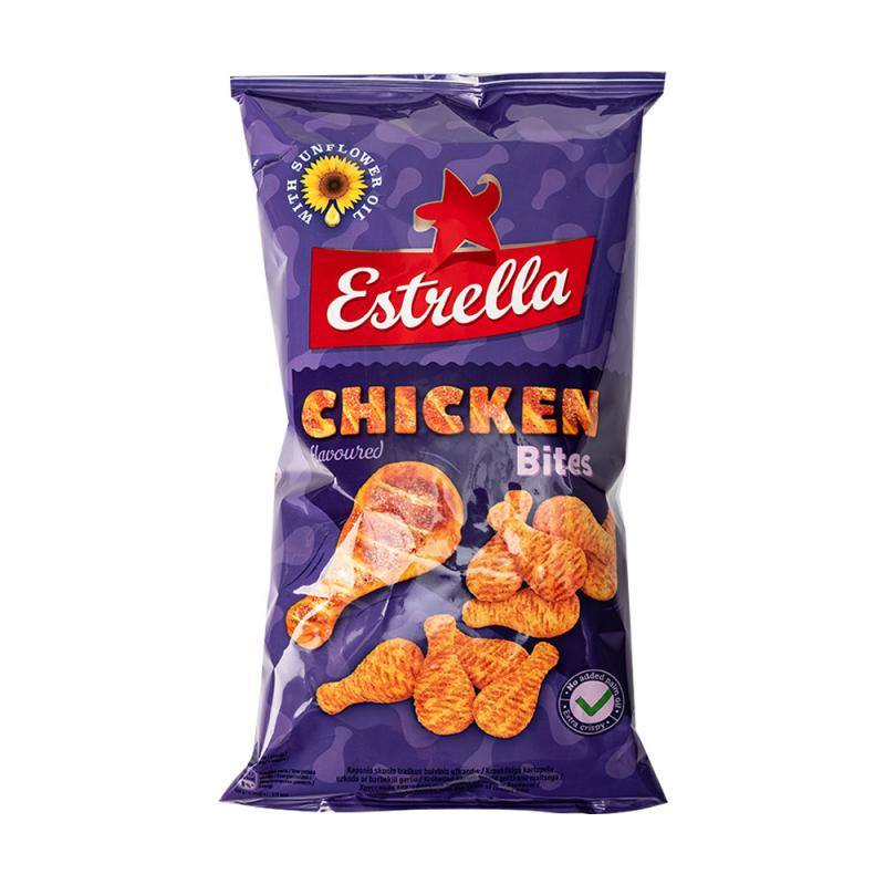 Чипсы,  Estrella Chicken Bites, 110 г