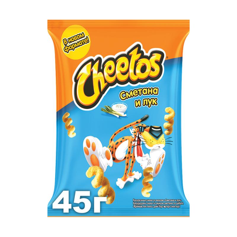 Чипсы кукурузные, Cheetos, 45 г, в ассортименте