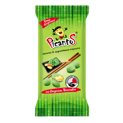 Арахис в хрустящей корочке, Picantos, 60 г, в ассортименте
