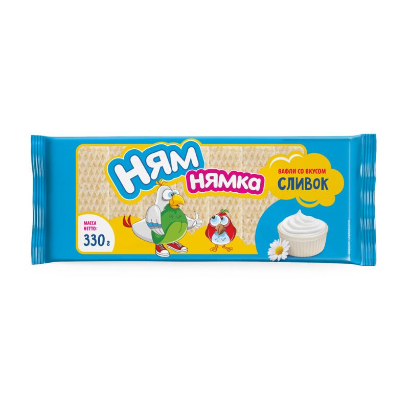 Вафли "Ням-Нямка", 330 г, в ассортименте