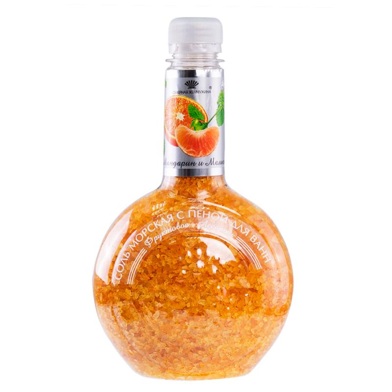 Соль морская с пеной для ванн "Фруктовое Ассорти", 550 г, в ассортименте
