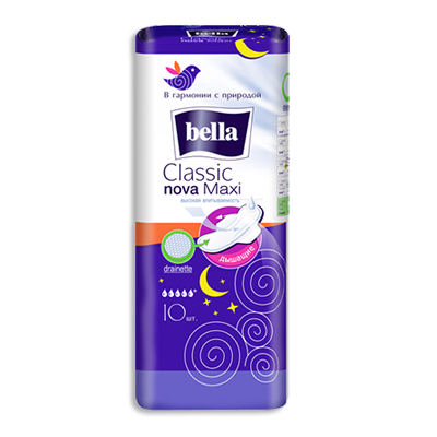 Гигиенические прокладки "Bella Classic Nova Maxi", 10 шт.