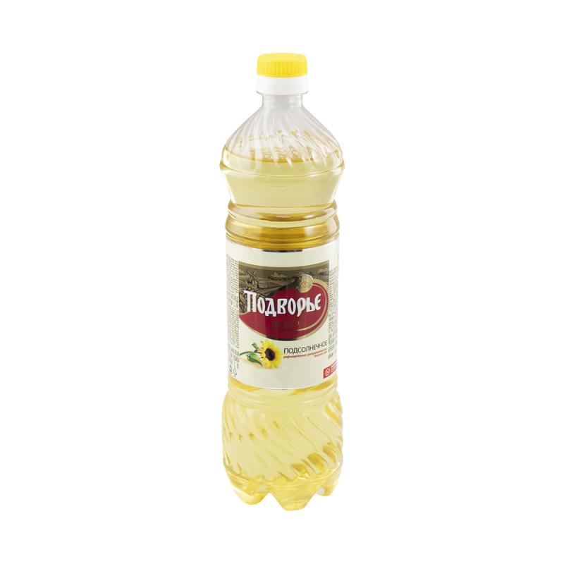 Масло подсолнечное рафинированное высшего сорта, 0,9 л