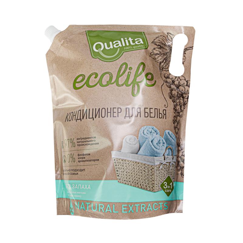 Кондиционер для белья "ECOLIFE", Qualita, 1,3 л