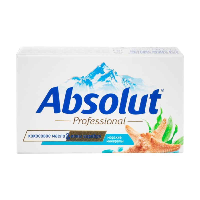 Крем-мыло твёрдое антибактериальное, Absolut Professional, 90 г, в ассортименте