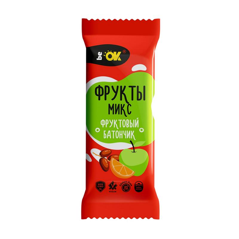 Фруктовый батончик "Фрукты Микс", 30 г