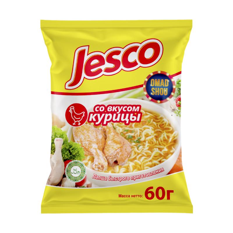 Лапша быстрого приготовления, Jesco, 60 г, в ассортименте - купить в ...