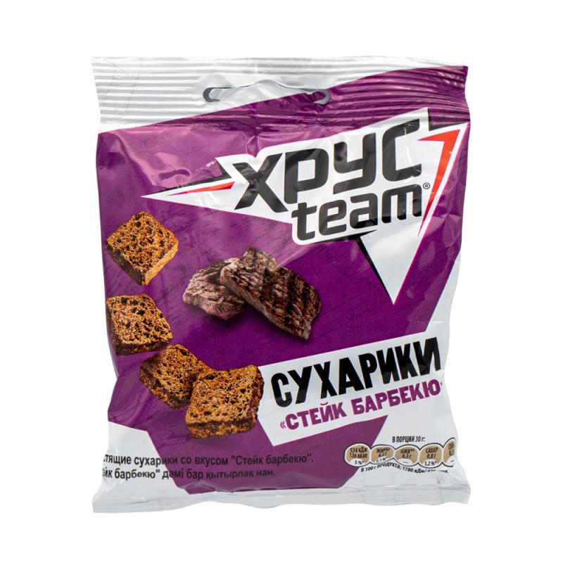 Сухарики, Хрусteam, 30 г, в ассортименте