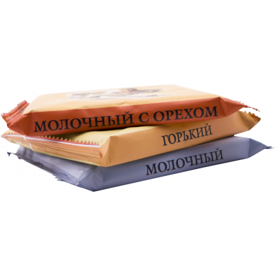 Шоколад "Retro Sport" (молочный с орехом, горький, молочный), 100 г