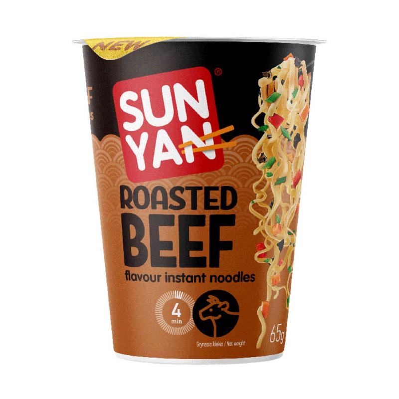 Лапша быстрого приготовления, Sun Yan, 65 г, в ассортименте