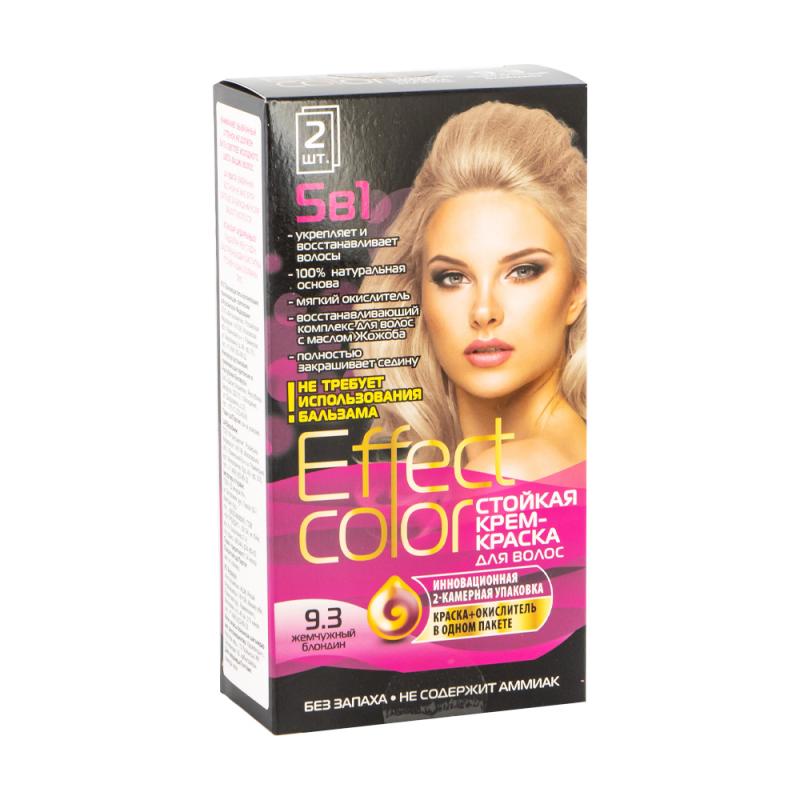 Стойкая крем-краска для волос 5 в 1 "Effect color", 100 мл, в ассортименте