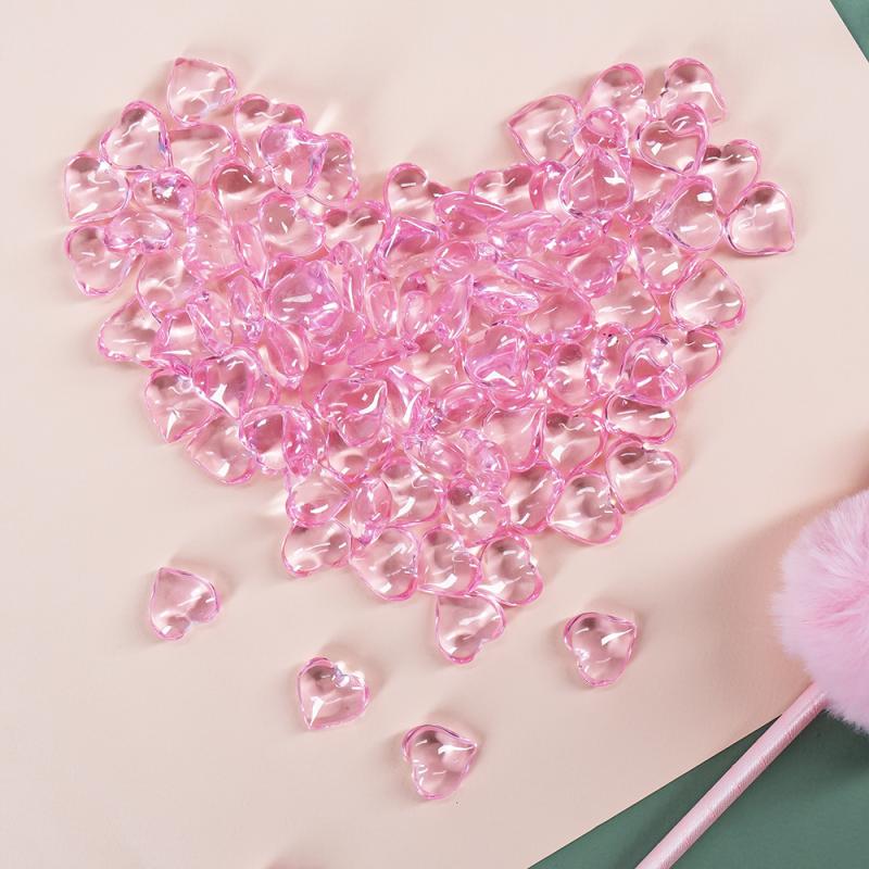 Набор декоративных сердечек, With Love, 100 шт.