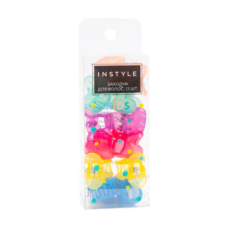 Заколка для волос, INSTYLE, 12 шт., в ассортименте
