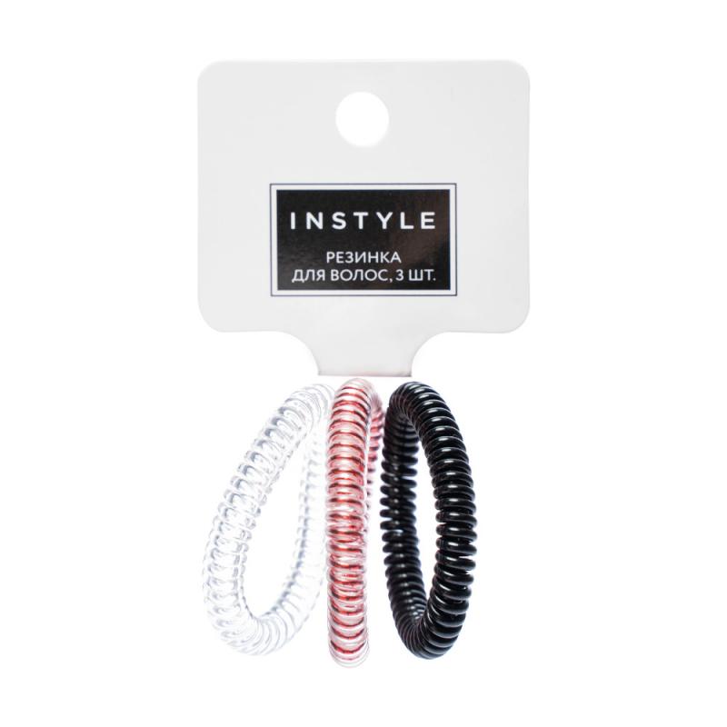 Резинка для волос, INSTYLE, 3 шт., в ассортименте